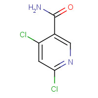 70953-57-6 4,6-DICHLORO-3-PYRIDINECARBOXAMIDE chemical structure