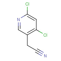 199283-52-8 4,6-Dichloropyridine-3-acetonitrile chemical structure