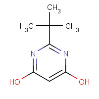 18378-79-5 2-TERT-BUTYL-4,6-DIHYDROXYPYRIMIDINE chemical structure