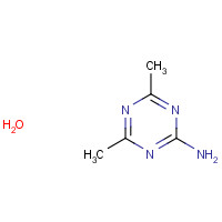 175278-59-8 4,6-DIMETHYL-1,3,5-TRIAZIN-2-AMINE HYDRATE chemical structure