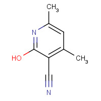 769-28-8 3-Cyano-4,6-dimethyl-2-hydroxypyridine chemical structure
