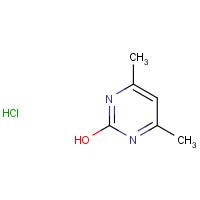34289-60-6 4,6-DIMETHYL-2-HYDROXYPYRIMIDINE HYDROCHLORIDE chemical structure