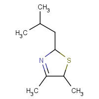 65894-83-9 4,5-Dimethyl-2-isobutyl-3-thiazoline chemical structure