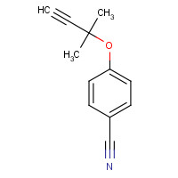 33143-92-9 4-[(1,1-DIMETHYLPROP-2-YNYL)OXY]BENZONITRILE chemical structure