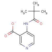 125867-31-4 4-[(2,2-DIMETHYLPROPANOYL)AMINO]NICOTINIC ACID chemical structure