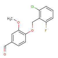 306934-75-8 4-[(2-CHLORO-6-FLUOROBENZYL)OXY]-3-METHOXYBENZALDEHYDE chemical structure