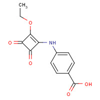 175204-30-5 4-[(2-ETHOXY-3,4-DIOXOCYCLOBUT-1-ENYL)AMINO]BENZOIC ACID chemical structure
