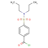 29171-72-0 4-[(DIPROPYLAMINO)SULFONYL]BENZENE-1-CARBONYL CHLORIDE chemical structure
