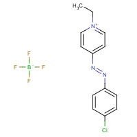 16600-20-7 4-((p-Chlorophenyl)azo)-1-ethyl-pyridiniumtetrafluoroborate chemical structure