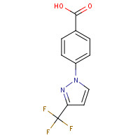 220462-27-1 4-[3-(TRIFLUOROMETHYL)-1H-PYRAZOL-1-YL]BENZOIC ACID chemical structure