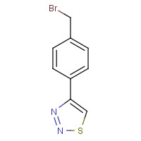 163798-92-3 4-[4-(BROMOMETHYL)PHENYL]-1,2,3-THIADIAZOLE chemical structure