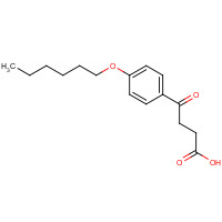 64779-14-2 4-[4-(HEXYLOXY)PHENYL]-4-OXOBUTANOIC ACID chemical structure