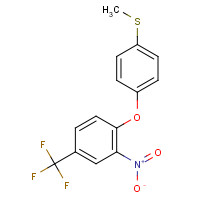 56191-23-2 4-[4-(METHYLTHIO)PHENOXY]-3-NITROBENZOTRIFLUORIDE chemical structure