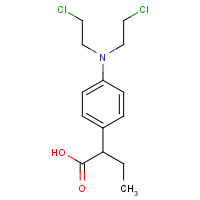 305-03-3 4-[BIS(2-CHLOROETHYL)AMINO]BENZENEBUTANOIC ACID chemical structure