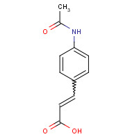 7152-04-7 4-ACETAMIDOCINNAMIC ACID chemical structure