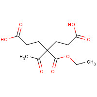 72653-14-6 4-ACETYL-4-(ETHOXYCARBONYL)HEPTANEDIOIC ACID chemical structure