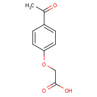 1878-81-5 4-ACETYLPHENOXYACETIC ACID chemical structure