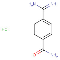 59855-11-7 4-AMIDINOBENZAMIDE HYDROCHLORIDE chemical structure