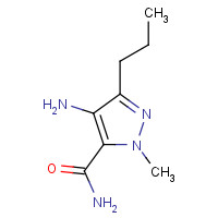 139756-02-8 4-Amino-1-methyl-3-propyl-5-pyrazolecarboxamide chemical structure