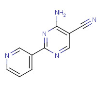 175205-75-1 4-Amino-2-(3-pyridyl)pyrimidine-5-carbonitrile chemical structure