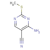 770-30-9 4-AMINO-2-(METHYLTHIO)PYRIMIDINE-5-CARBONITRILE chemical structure
