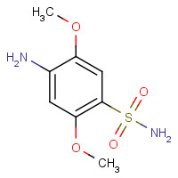 54179-10-1 4-amino-2,5-dimethoxybenzenesulphonamide chemical structure