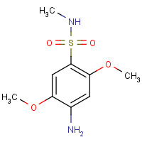49701-24-8 4-Amino-2,5-dimethoxy-N-methylbenzenesulphonamide chemical structure