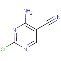 94741-69-2 4-AMINO-2-CHLOROPYRIMIDINE-5-CARBONITRILE chemical structure