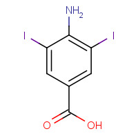 2122-61-4 4-Amino-3,5-diiodobenzoic acid chemical structure