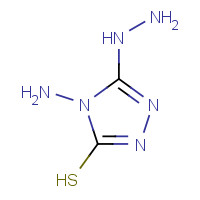 1750-12-5 4-Amino-3-hydrazino-1,2,4-triazol-5-thiol chemical structure