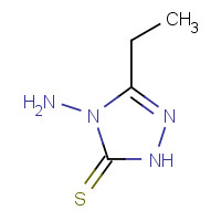 20939-16-6 4-AMINO-5-ETHYL-4H-1,2,4-TRIAZOLE-3-THIOL,97 chemical structure