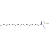 23455-87-0 4-Amino-5-heptadecyl-3-mercapto-1,2,4-triazole chemical structure