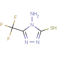24848-20-2 4-AMINO-5-TRIFLUOROMETHYL-4H-1,2,4-TRIAZOLE-3-THIOL chemical structure