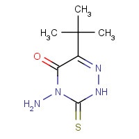 33509-43-2 4-Amino-6-(tert-butyl)-3-mercapto-1,2,4-triazin-5(4H)-one chemical structure