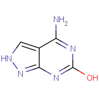5472-41-3 4-AMINO-6-HYDROXYPYRAZOLO[3,4-D]PYRIMIDINE chemical structure