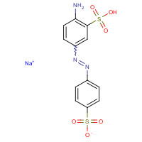 74543-21-8 sodium hydrogen 4-aminoazobenzene-3,4'-disulphonate chemical structure