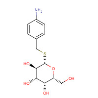 35785-20-7 1-(4-AMINOBENZYLTHIO)-BETA-D GALACTOPYRANOSE chemical structure