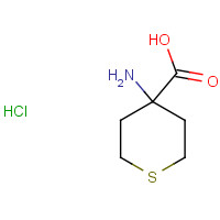 67639-41-2 4-AMINO-4-CARBOXYTETRAHYDROTHIOPYRAN HYDROCHLORIDE chemical structure