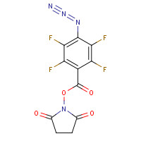 126695-58-7 Benzoic acid,4-azido-2,3,5,6-tetrafluoro-,2,5-dioxo-1-pyrrolidinyl ester chemical structure