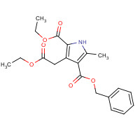 52887-35-1 4-BENZYL 2-ETHYL 3-(2-ETHOXY-2-OXOETHYL)-5-METHYL-1H-PYRROLE-2,4-DICARBOXYLATE chemical structure