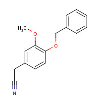 1700-29-4 4-BENZYLOXY-3-METHOXYPHENYLACETONITRILE chemical structure