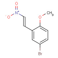 175205-14-8 5-BROMO-2-METHOXY-OMEGA-NITROSTYRENE chemical structure