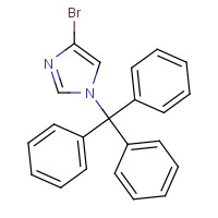 87941-55-7 4-BROMO-1-TRITYL-1H-IMIDAZOLE chemical structure