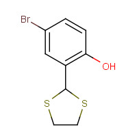 175276-78-5 4-BROMO-2-(1,3-DITHIOLAN-2-YL)PHENOL chemical structure