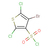 166964-36-9 4-BROMO-2,5-DICHLOROTHIOPHENE-3-SULFONYL CHLORIDE chemical structure