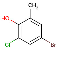 7530-27-0 4-BROMO-2-CHLORO-6-METHYLPHENOL chemical structure