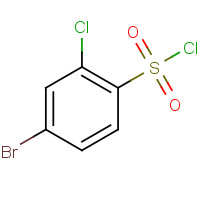 351003-52-6 4-BROMO-2-CHLOROBENZENESULFONYL CHLORIDE chemical structure