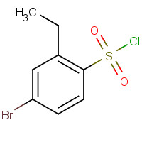 175278-24-7 4-BROMO-2-ETHYLBENZENE-1-SULFONYL CHLORIDE chemical structure