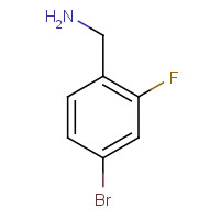 112734-22-2 4-BROMO-2-FLUOROBENZYLAMINE chemical structure