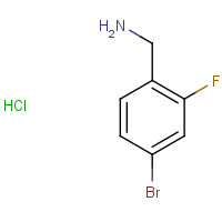 147181-08-6 4-Bromo-2-fluorobenzylamine hydrochloride chemical structure